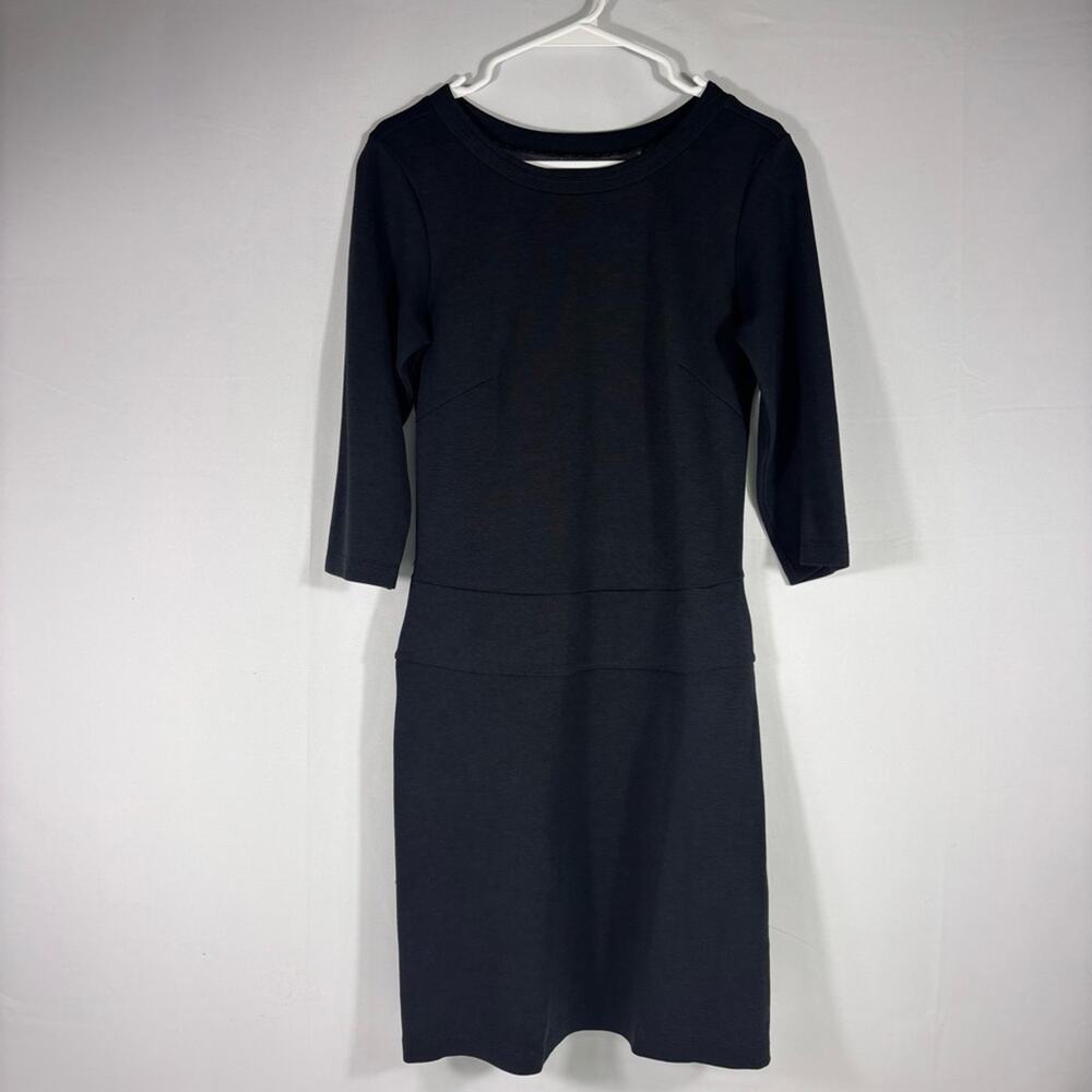 Toad&Co Timeless Black Long Sleeve Dress Size Small 1027